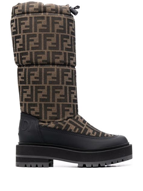 fendi monogram boots.